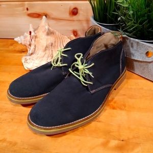 Bass Chukka Boots Navy Blue